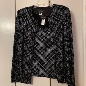 Xscspe two piece evening set. Tank and jacket. New with tags.